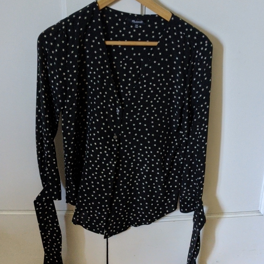 Madewell silk blouse